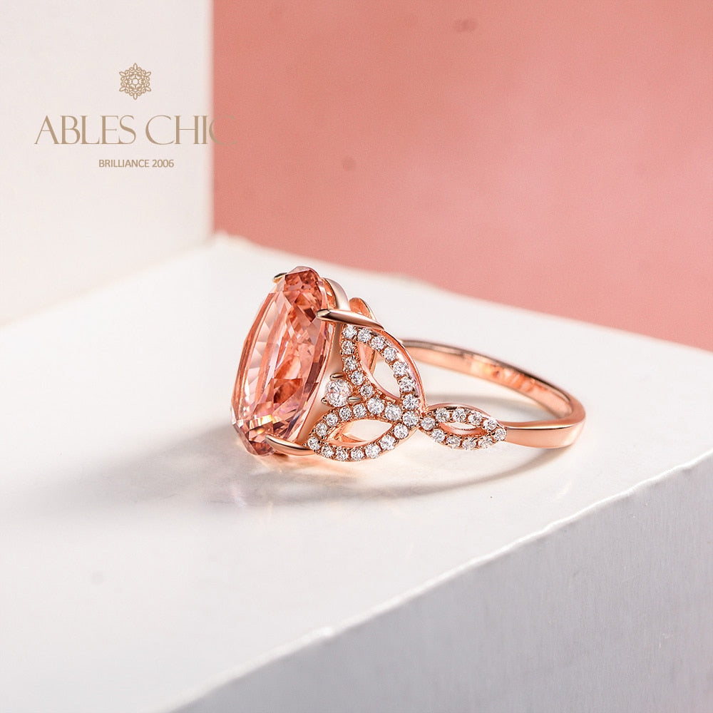 Orange Spinell Solitärring R0927