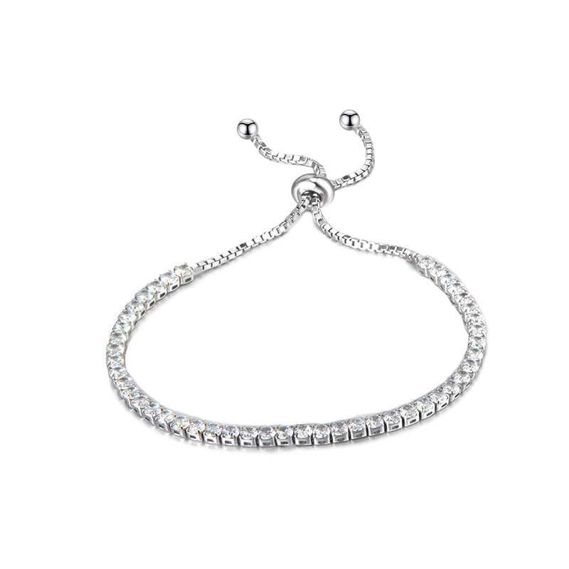 Bling CZ Schiebekettenarmband B1013