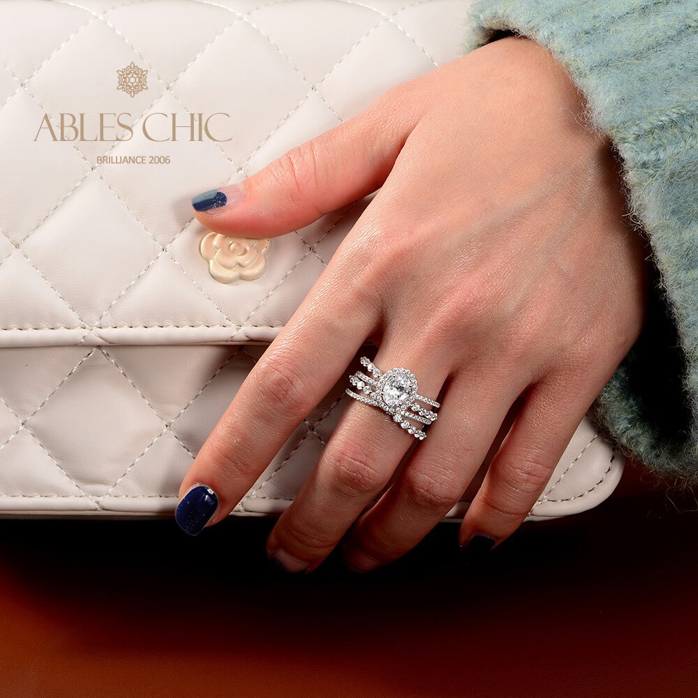 Statement-Ring mit 4 Strängen Diamanten R1381
