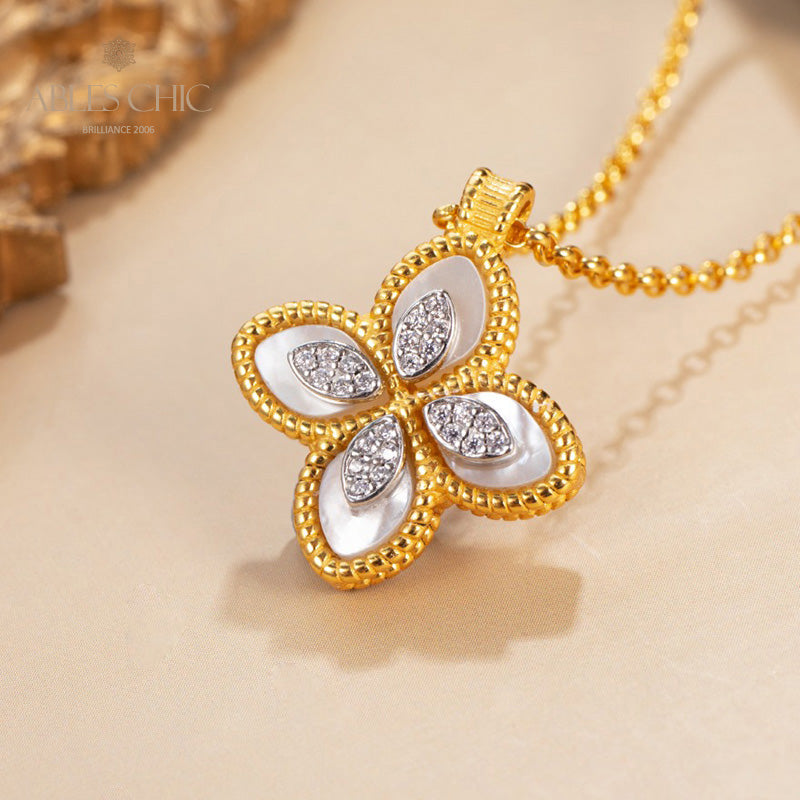 Muschelklee-Halskette 6167