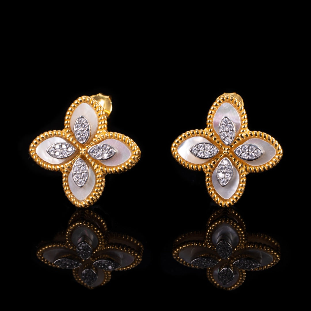 Achat-Klee-Ohrringe 6169