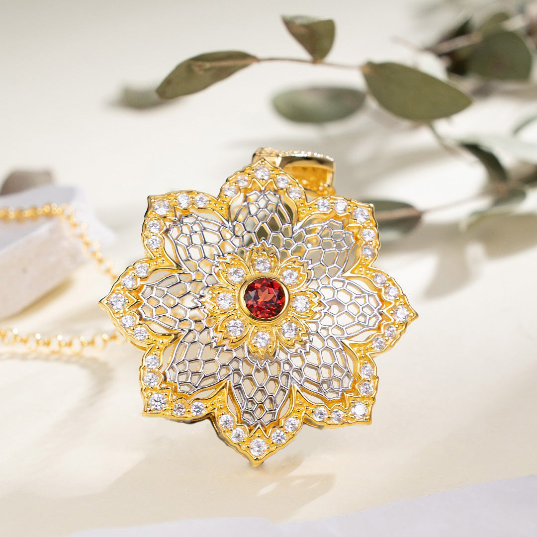 Luftige Blumenkette 6190
