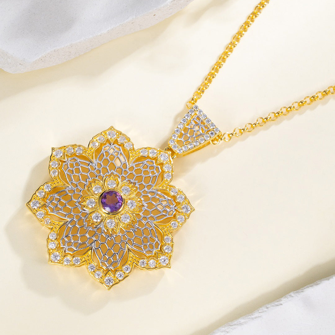 Luftige Blumenkette 6190