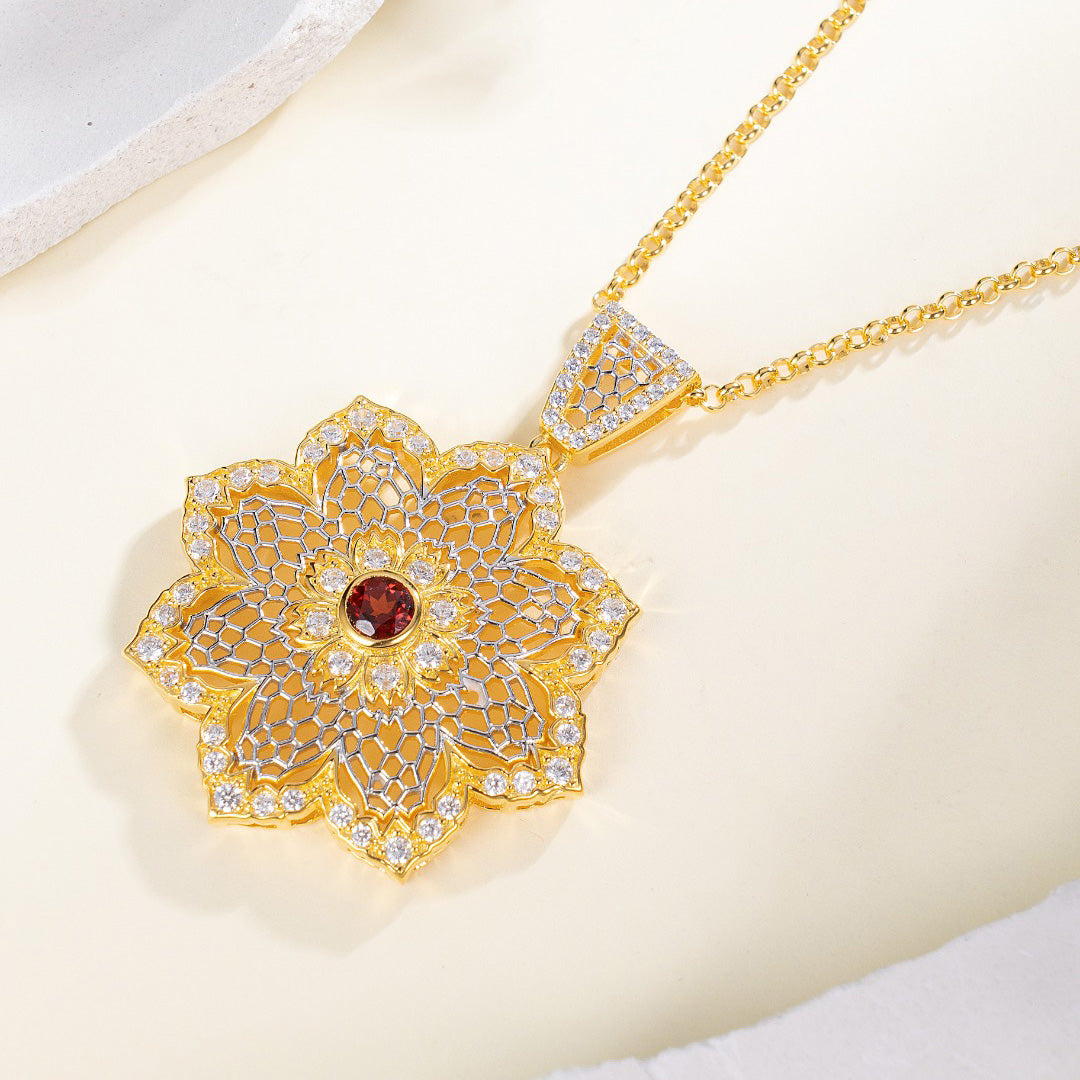 Luftige Blumenkette 6190