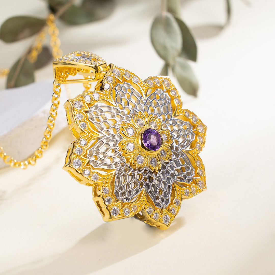 Luftige Blumenkette 6190