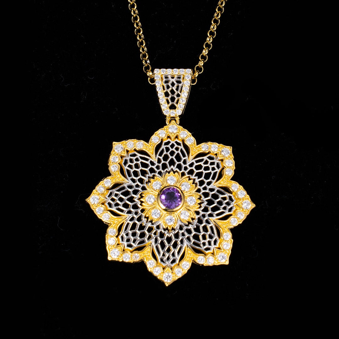Luftige Blumenkette 6190