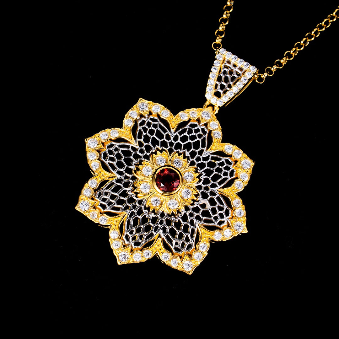 Luftige Blumenkette 6190