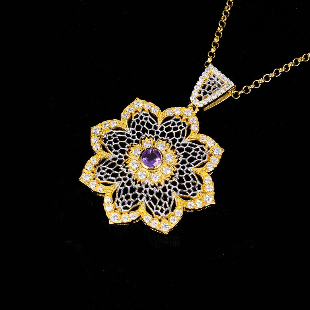 Luftige Blumenkette 6190