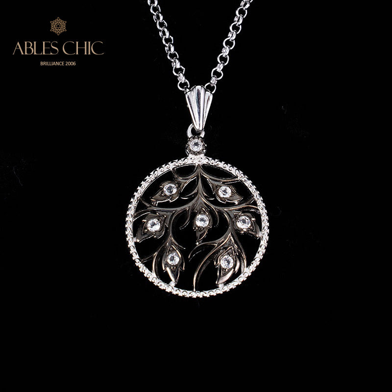 Zweifarbige Bouquet-Halskette 6192