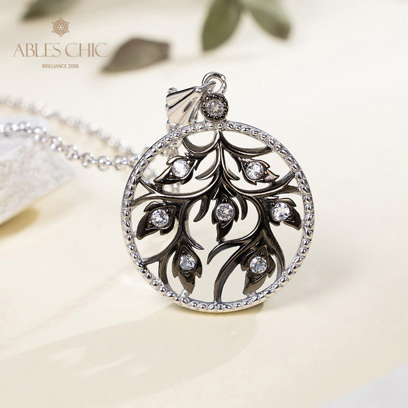 Zweifarbige Bouquet-Halskette 6192