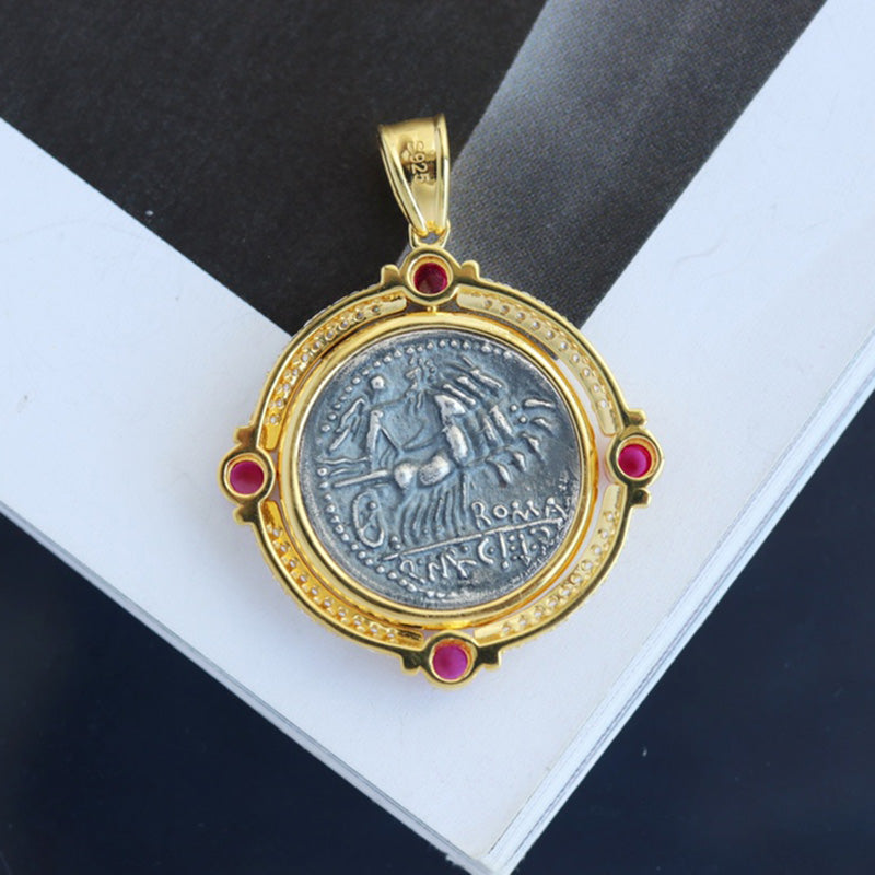 Flip Coin Halo Anhänger 6388