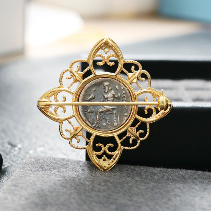 Filigraner Herkules-Münzanhänger 6292