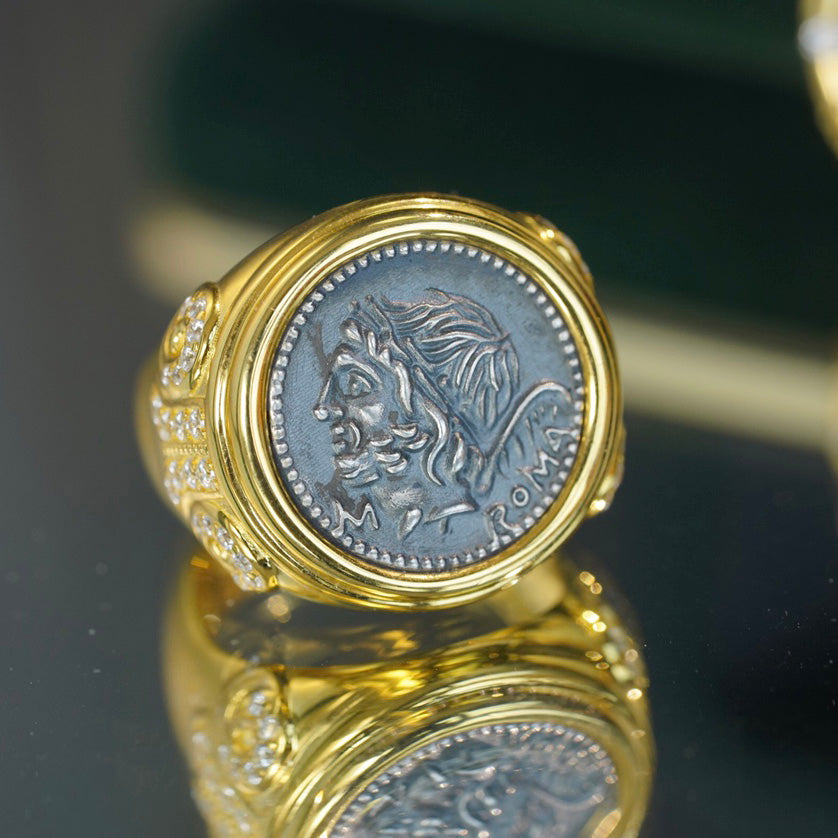 Römischer Münzring Herakles 6337