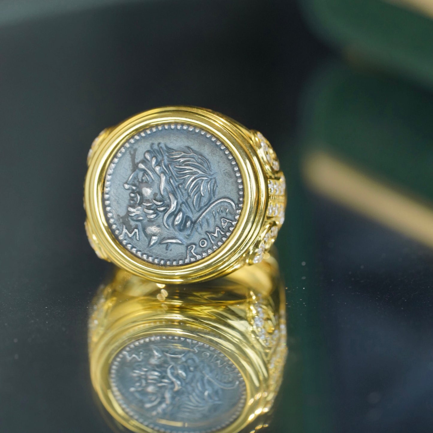 Römischer Münzring Herakles 6337