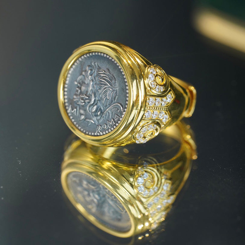 Römischer Münzring Herakles 6337