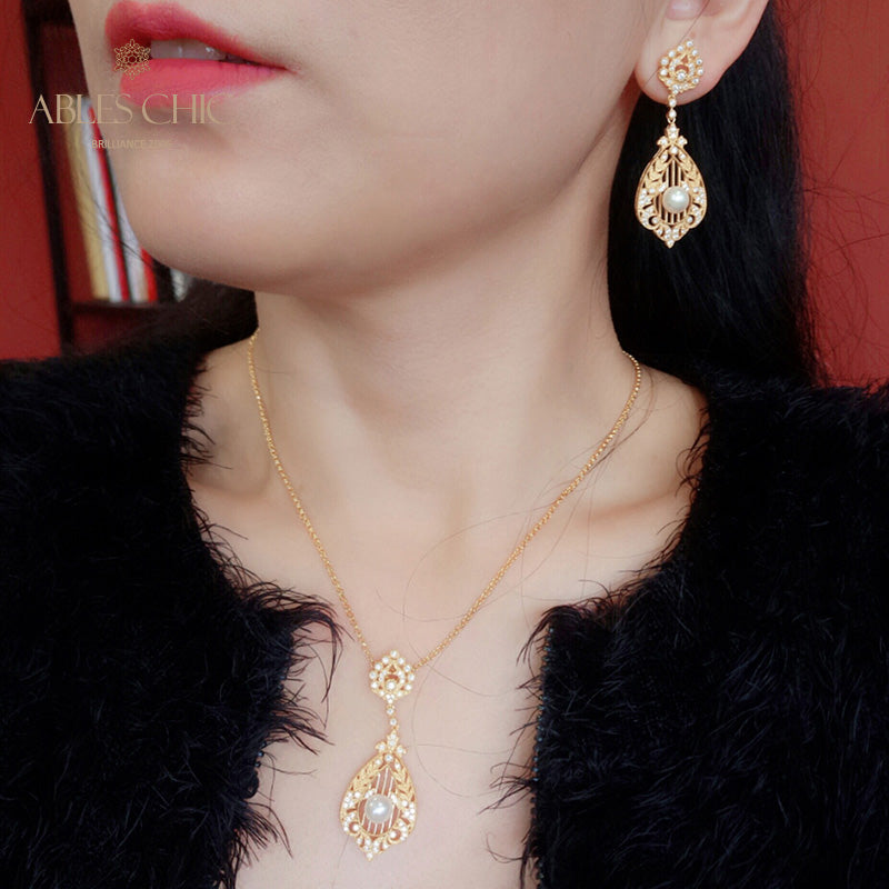 Akoya Blumenkette 6368