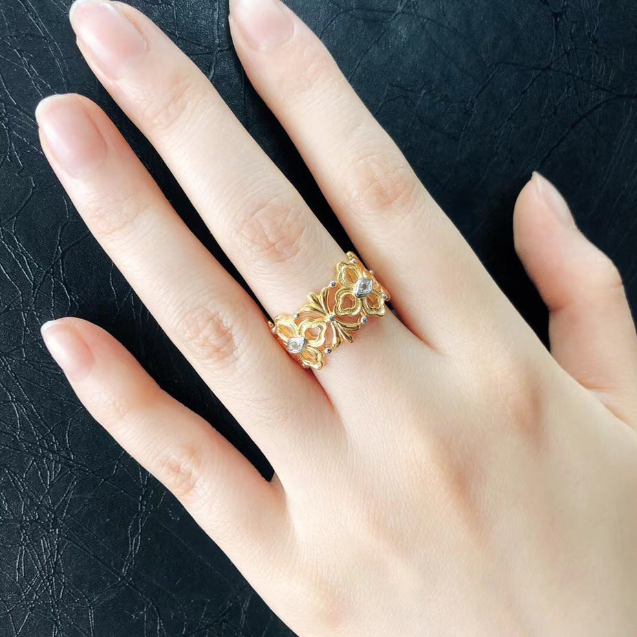 Floraler Filigranring 6375