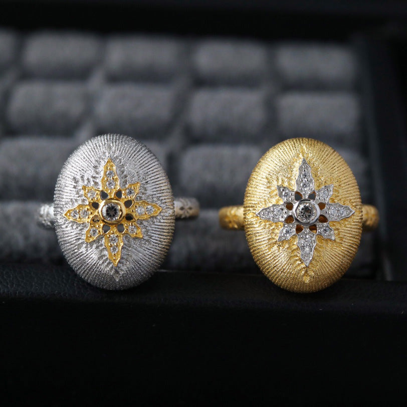 Ovaler Sternenring 6400