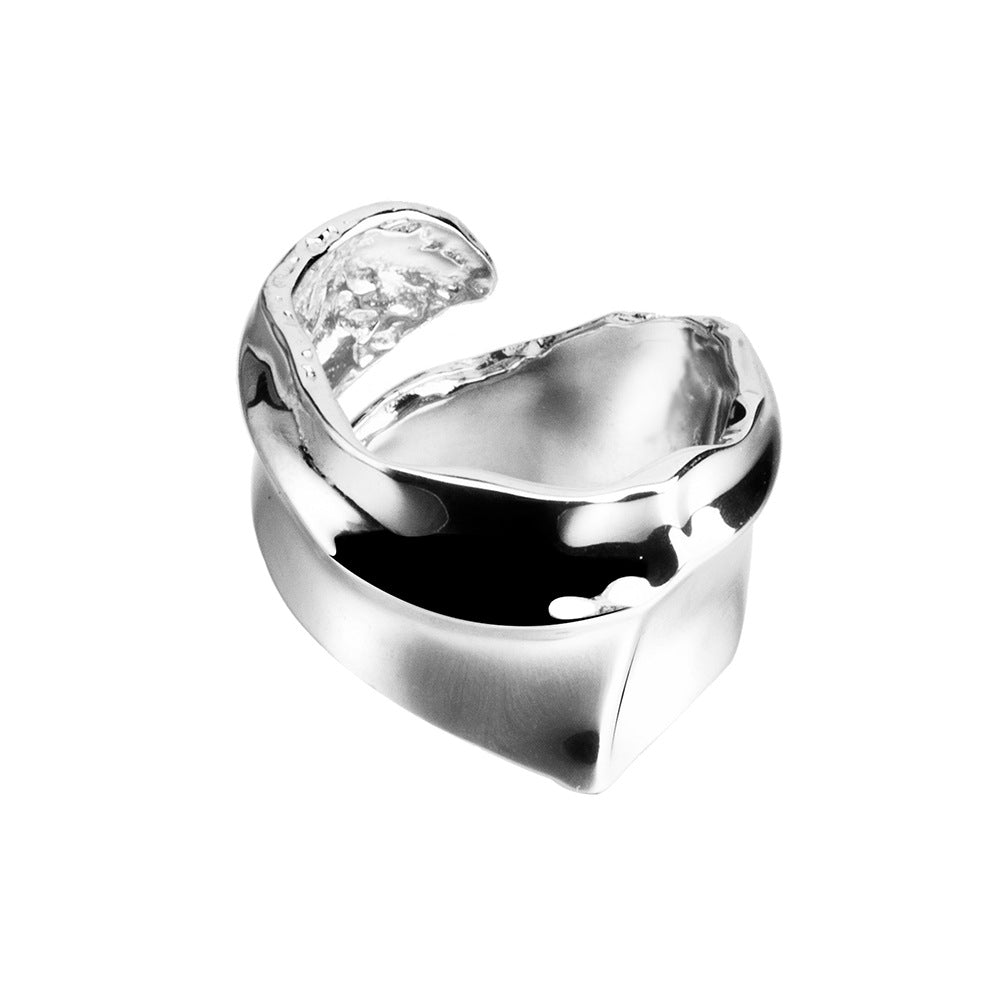 Klobiger unregelmäßiger offener Ring R1066