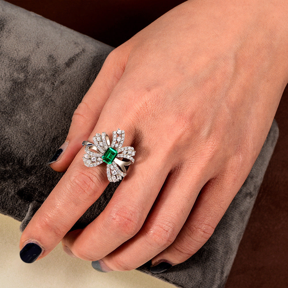 Turmalin Schmetterling Cocktail Ring R1262