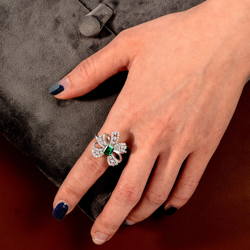 Turmalin Schmetterling Cocktail Ring R1262