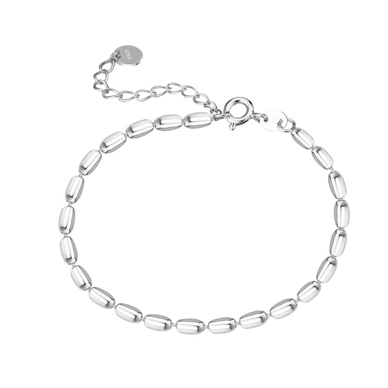 Rocailles-Perlen-Kettenarmband B1044