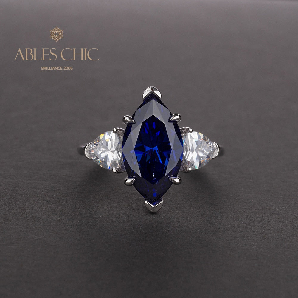 Diamant-Verlobungsring mit 3 Steinen R0313