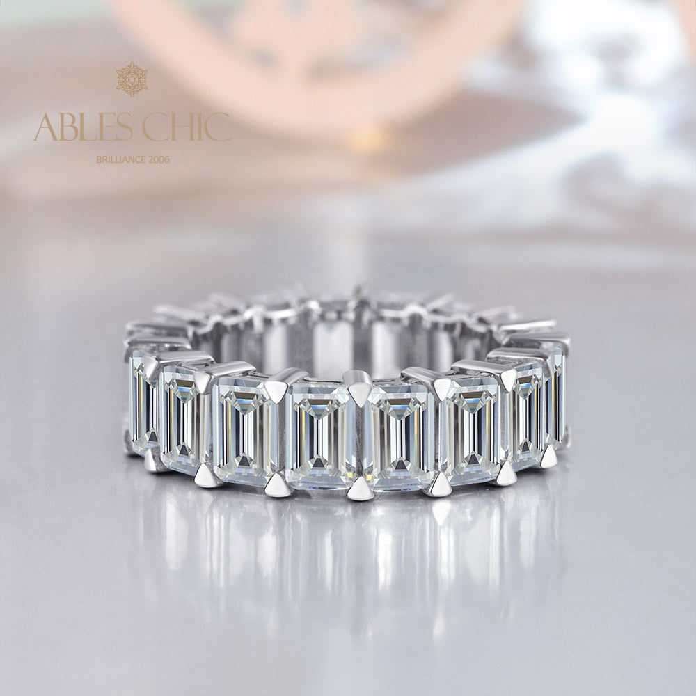 Länglicher Diamant-Ehering R0941