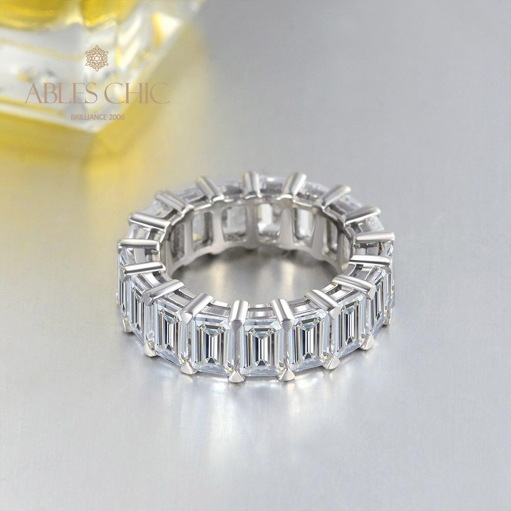 Länglicher Diamant-Ehering R0941