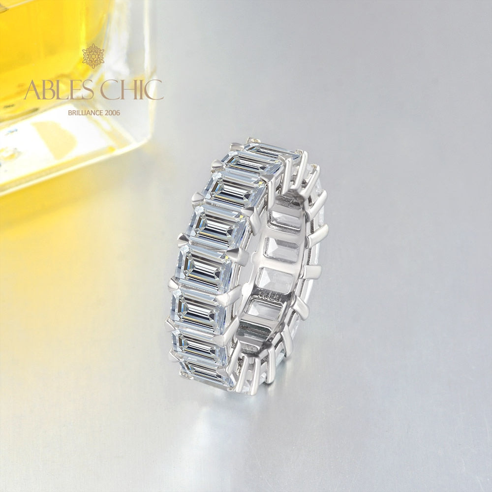 Länglicher Diamant-Ehering R0941
