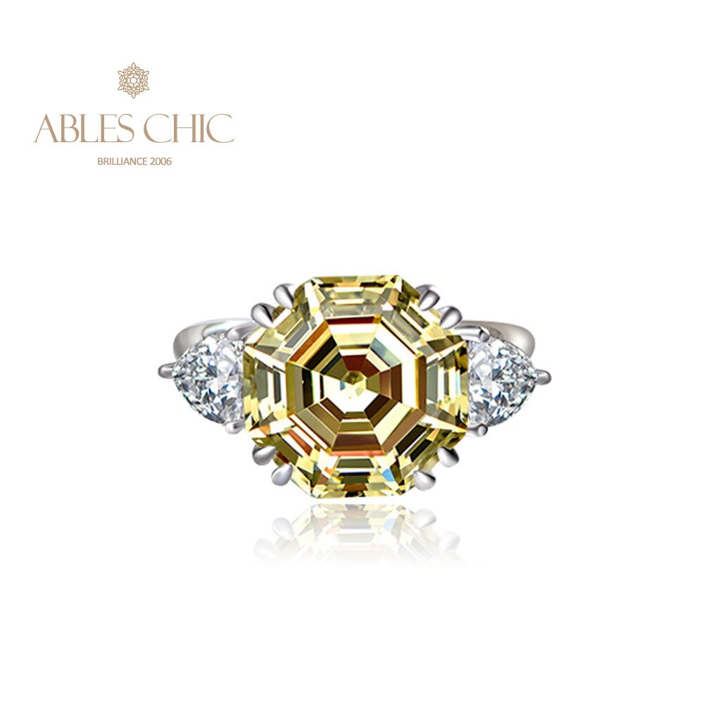 Achteckiger Tansanit-Ehering R0324