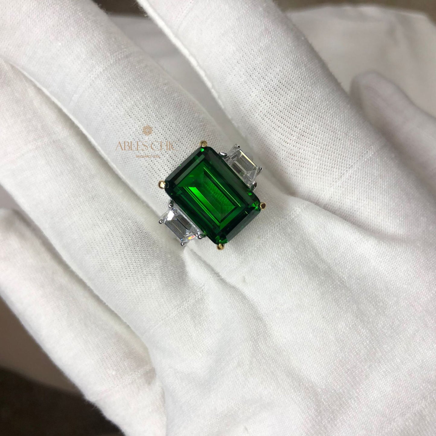 Labor-Smaragd-Paraiba-Verlobungsring R0314