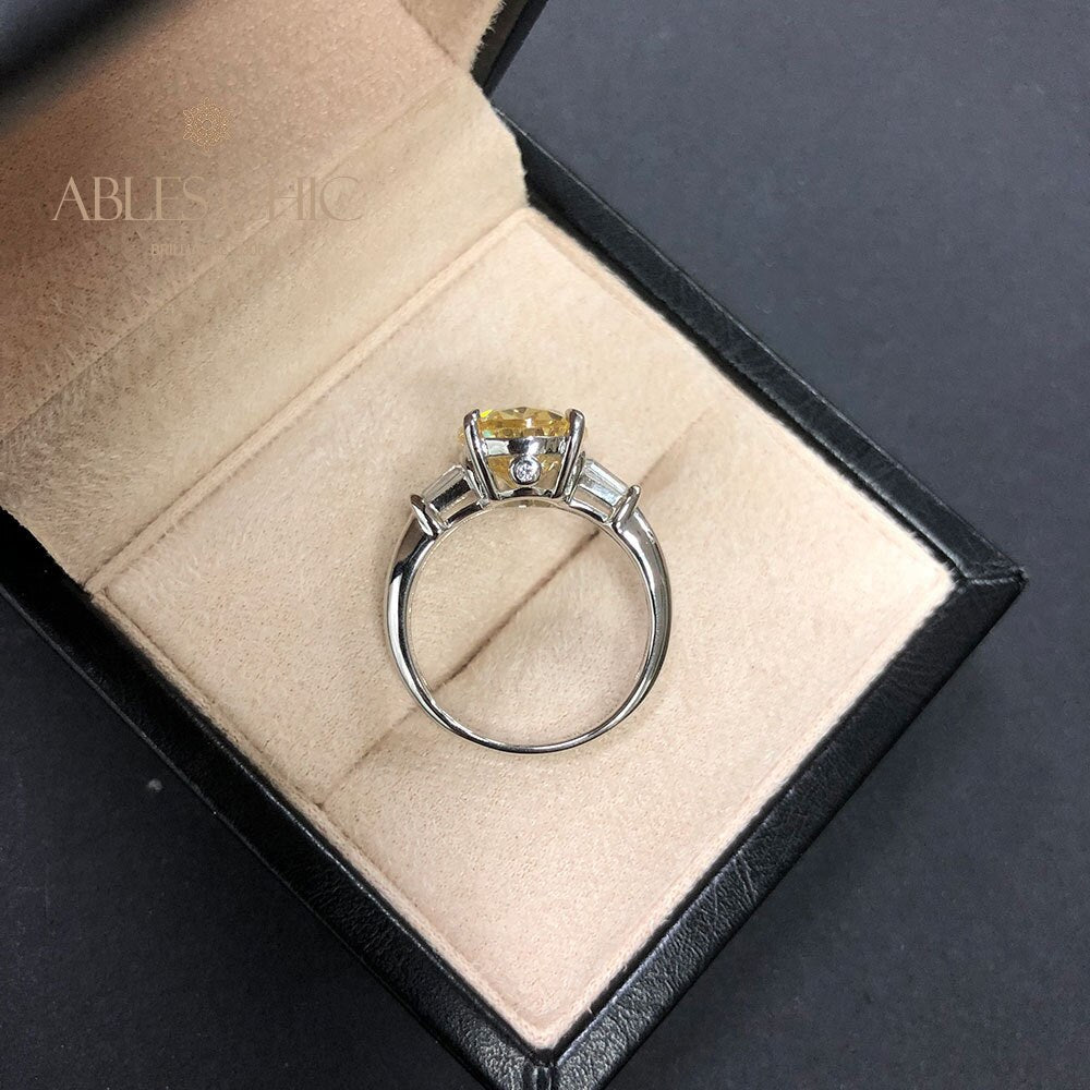 Statement-Ring mit im Labor gezüchtetem Edelstein R0378