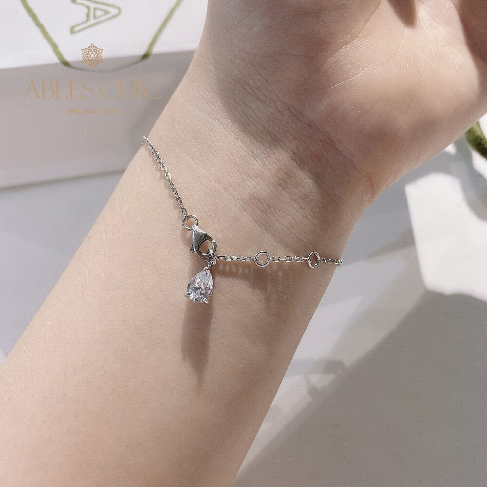 Pavé-Armband mit Schmetterlings-Eisverschluss B0486