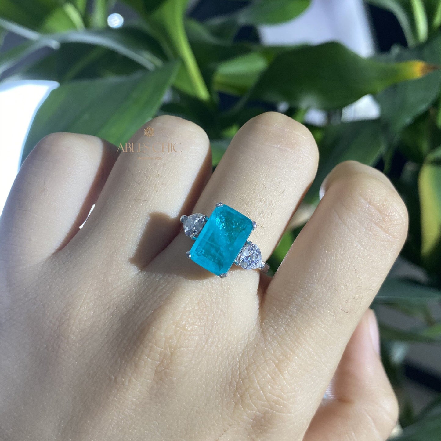 Lab Paraiba Verlobungsring R0878