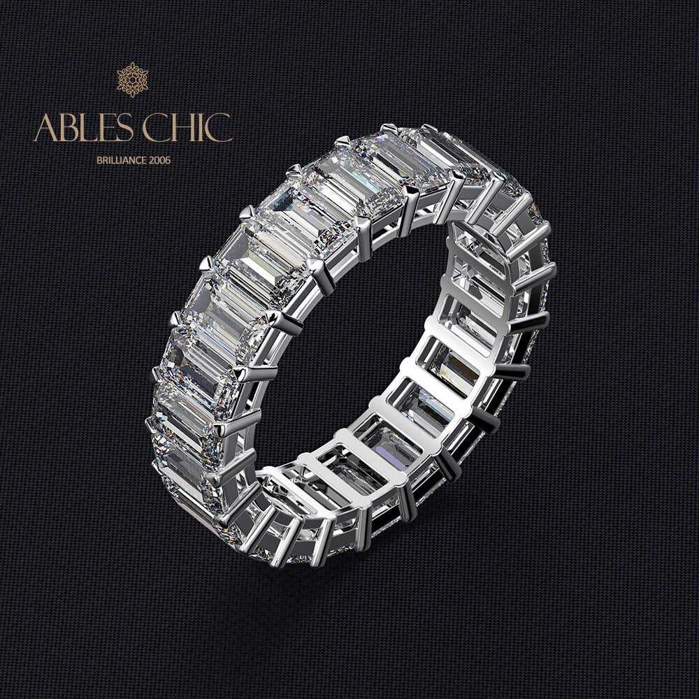 Länglicher Diamant-Ehering R0941