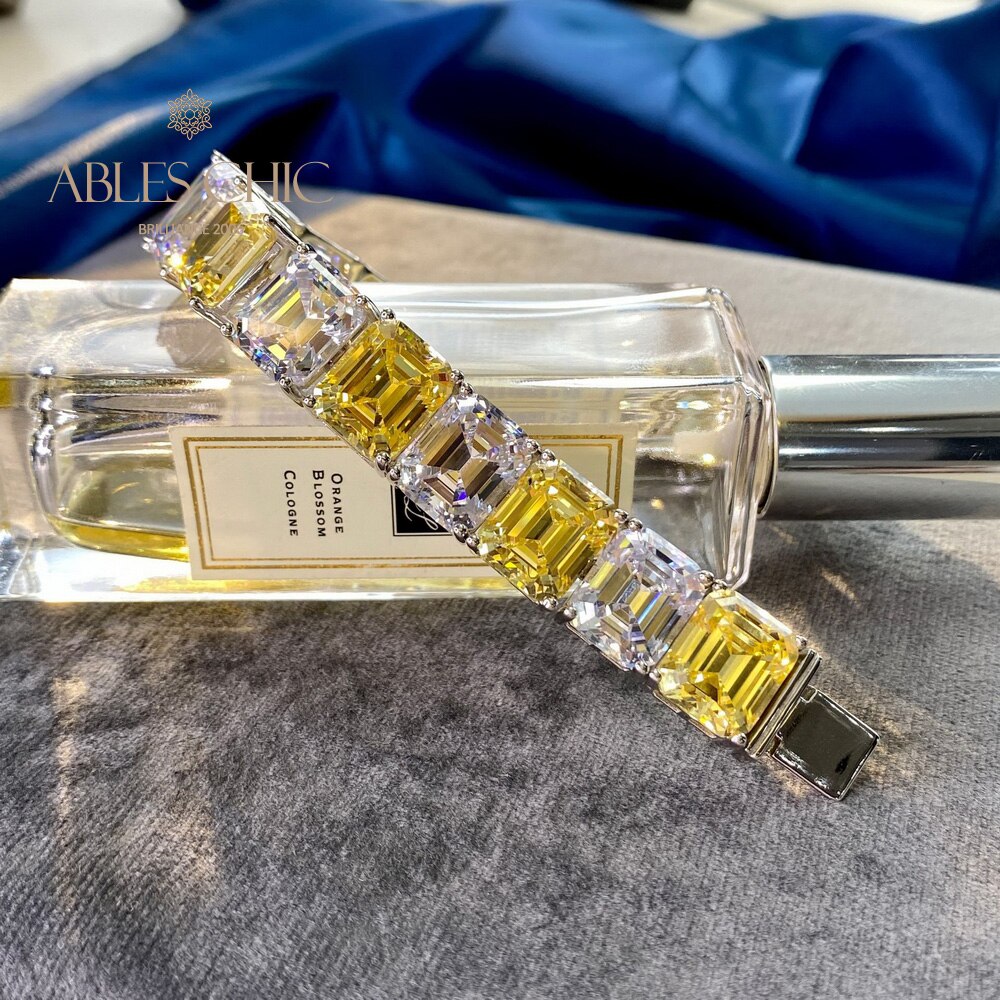 Citrin Brautarmband B0636