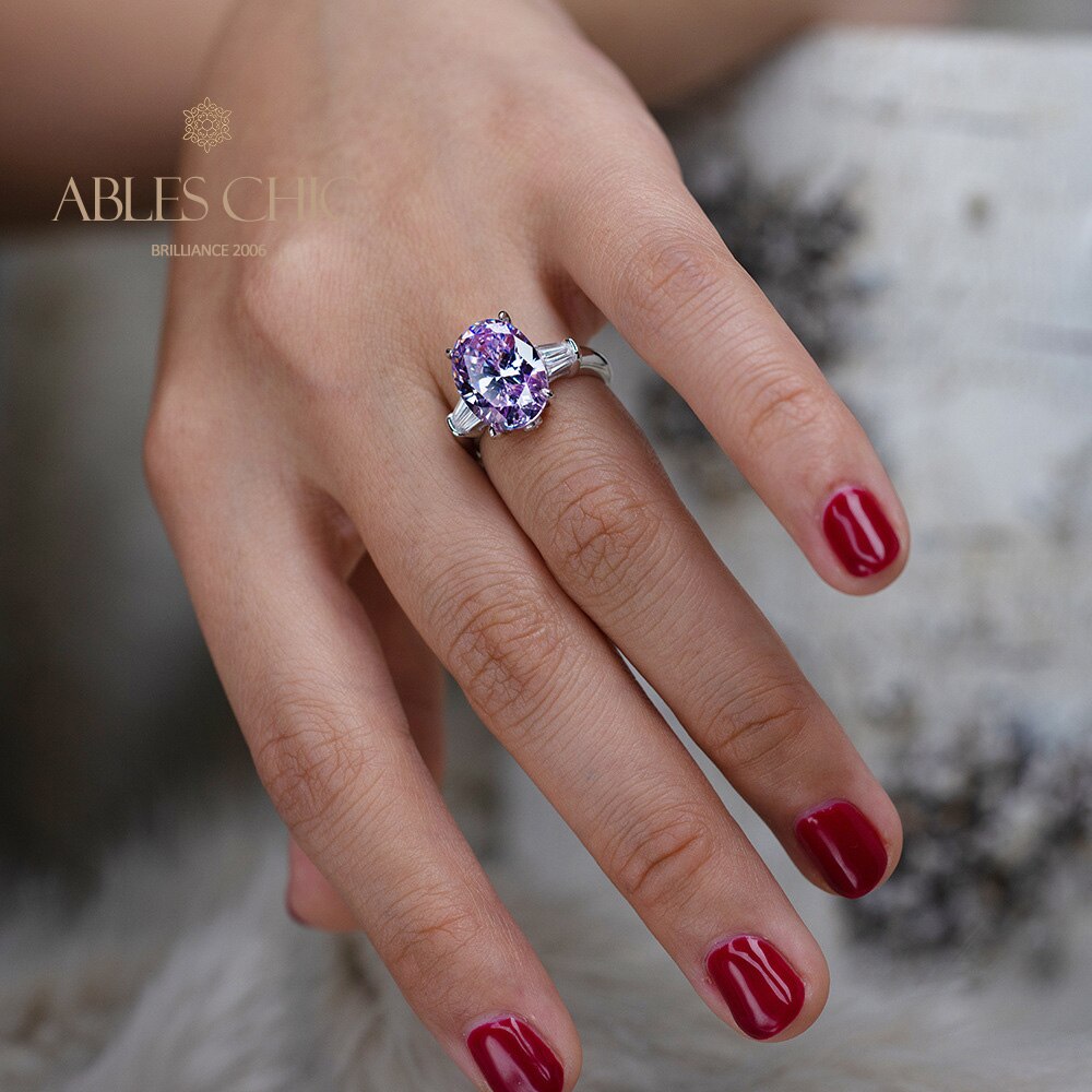 Statement-Ring mit im Labor gezüchtetem Edelstein R0378