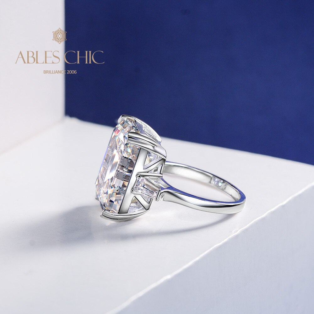 Citrinring im Smaragdschliff R1243