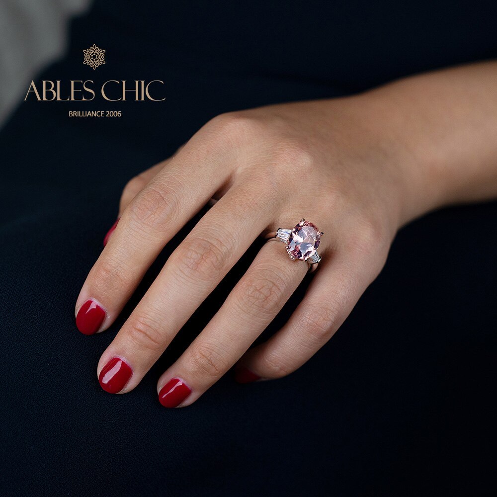 Statement-Ring mit im Labor gezüchtetem Edelstein R0378
