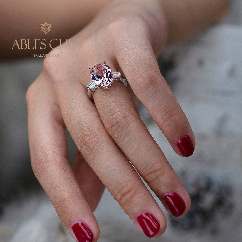 Statement-Ring mit im Labor gezüchtetem Edelstein R0378