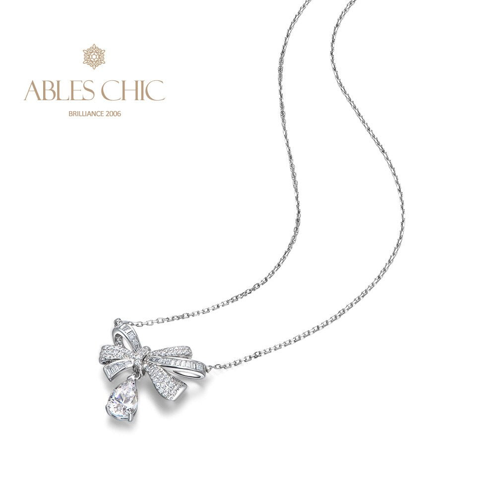 Pavé-Halskette mit Turmalin-Schmetterling und Fliege B0487
