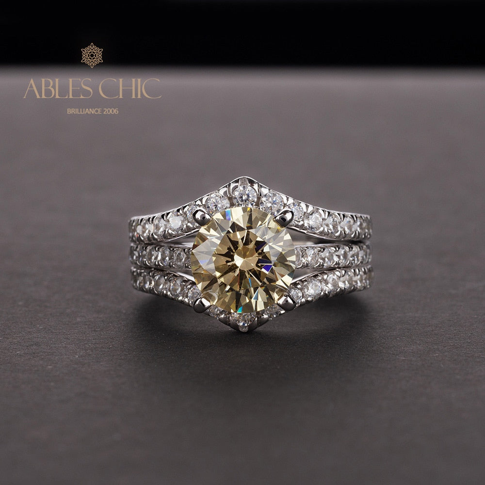 Citrin Stapelring Set R0317