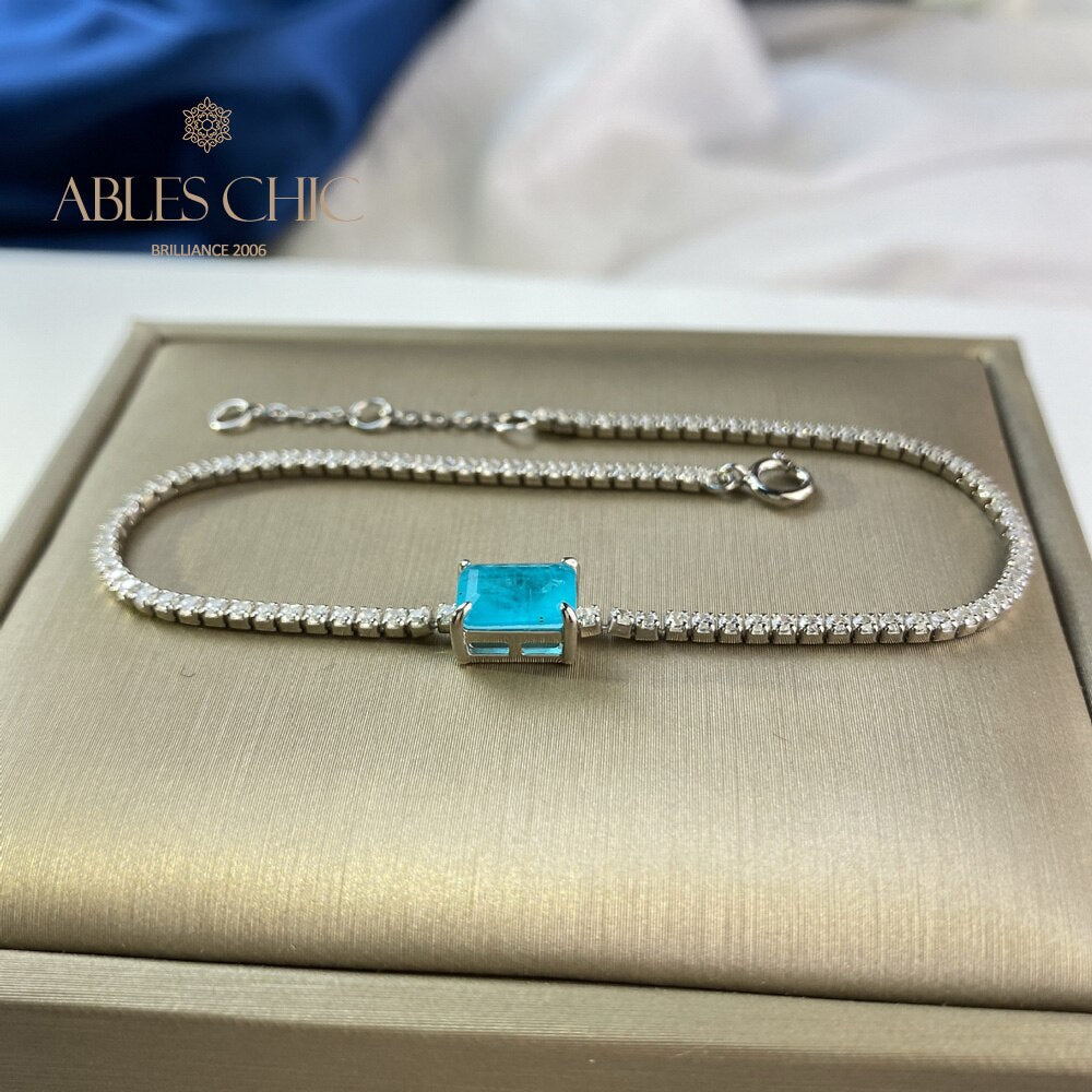 Lab Paraiba Tennisarmband B0539