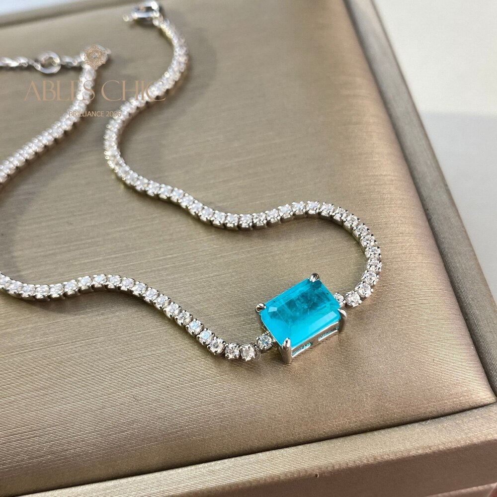 Lab Paraiba Tennisarmband B0539
