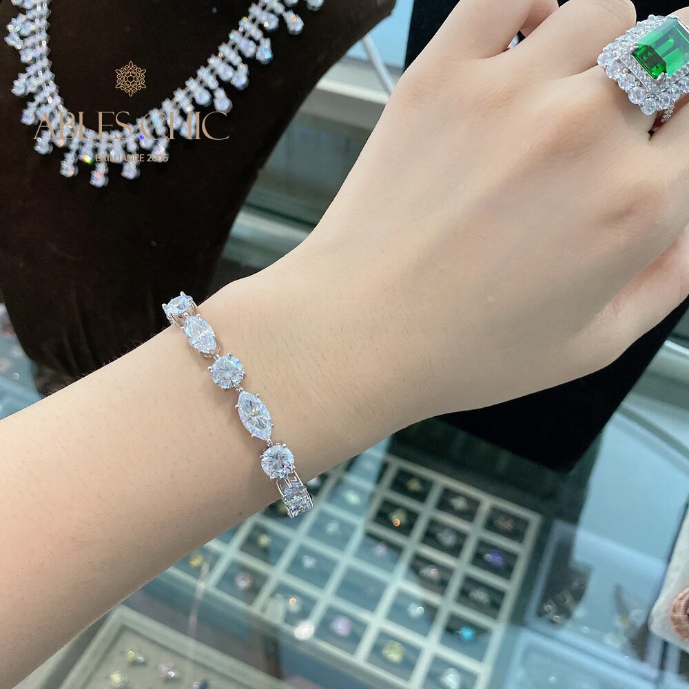 Armband mit Steinen in verschiedenen Formen B0503