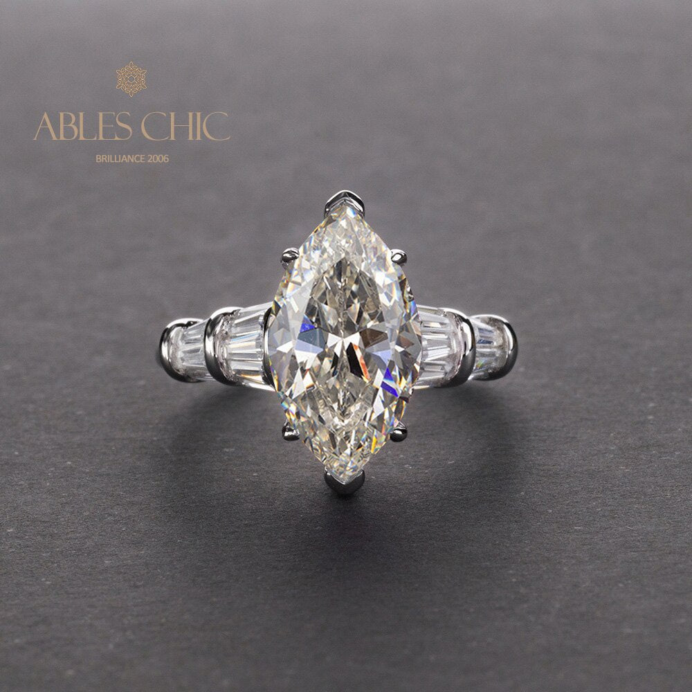 Birnenförmiger Edelstein-Solitärring R0381