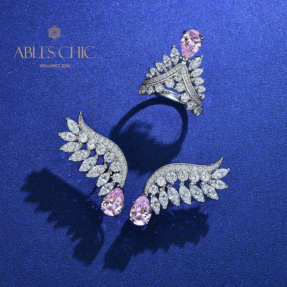 Saphir Birnenkronenring R1532