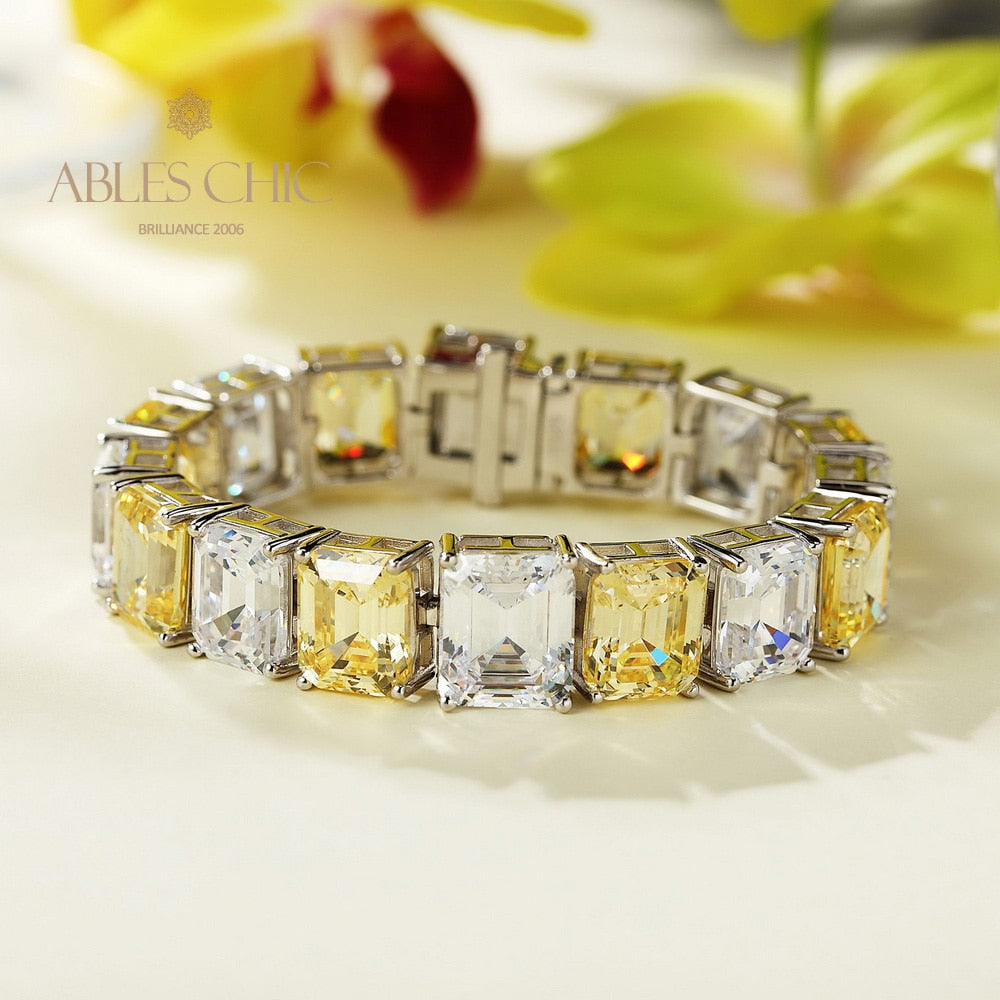 Citrin Brautarmband B0636