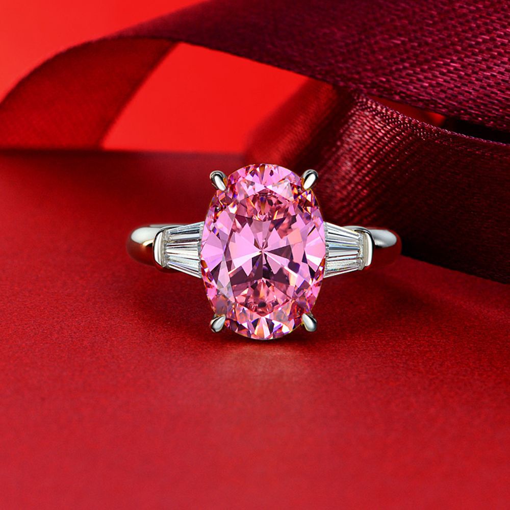 Statement-Ring mit im Labor gezüchtetem Edelstein R0378